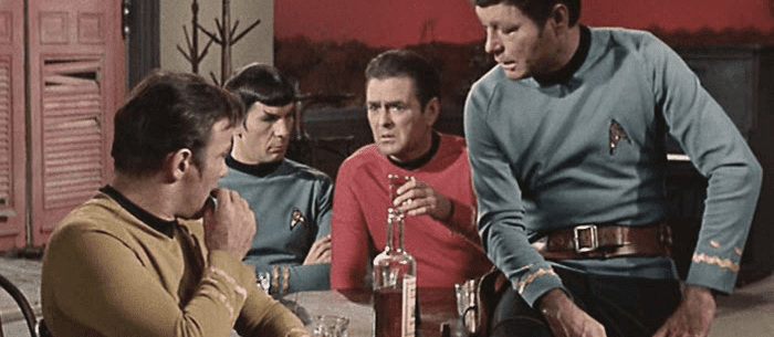 Bourbon in movies - Start Trek