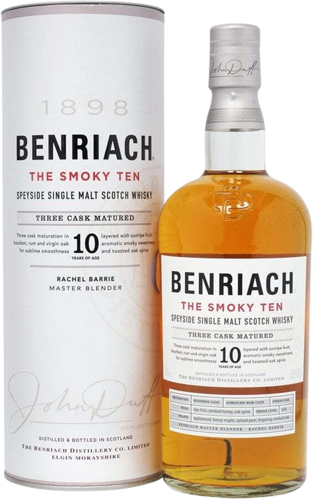 BenRiach The Smoky Ten Single Malt Scotch Whisky (700mL)