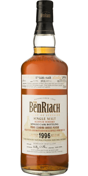 BenRiach Excl. Cask 1996 (700mL)