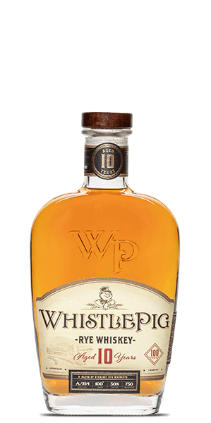 WhistlePig 10 Year Old Straight Rye Whiskey (700mL)