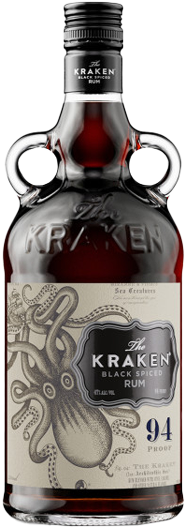The Kraken Black Spiced Rum (700mL)