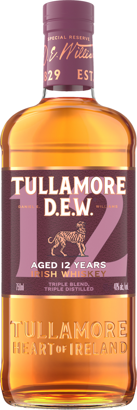 Tullamore Dew 12 Year Old Irish Whiskey (700mL)