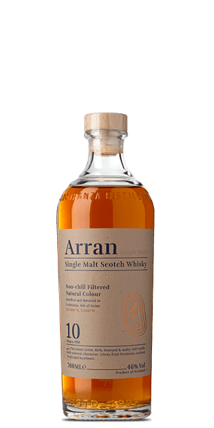 Arran 10 Year Old Whisky (700mL)