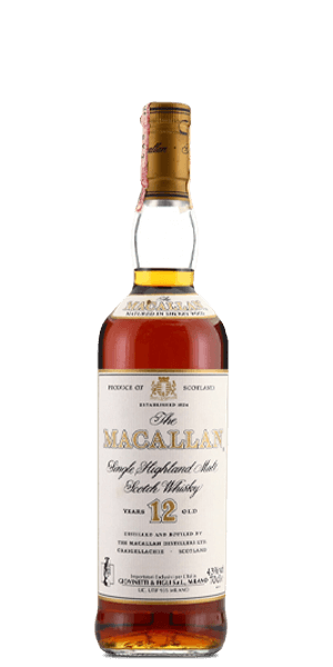 The Macallan 12 Year Old 1990s (Giovinetti Import) (700mL)