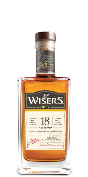 J.P. Wiser's 18 Year Old Blended Canadian Whisky (700mL)
