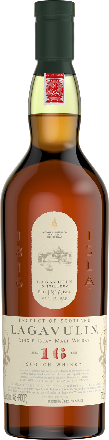 Lagavulin 16 Year Old Single Malt Scotch Whisky (700mL)