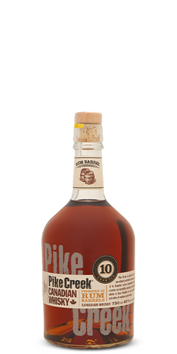 Pike Creek 10 Year Old Rum Barrel Finished Canadian Whisky (700mL)
