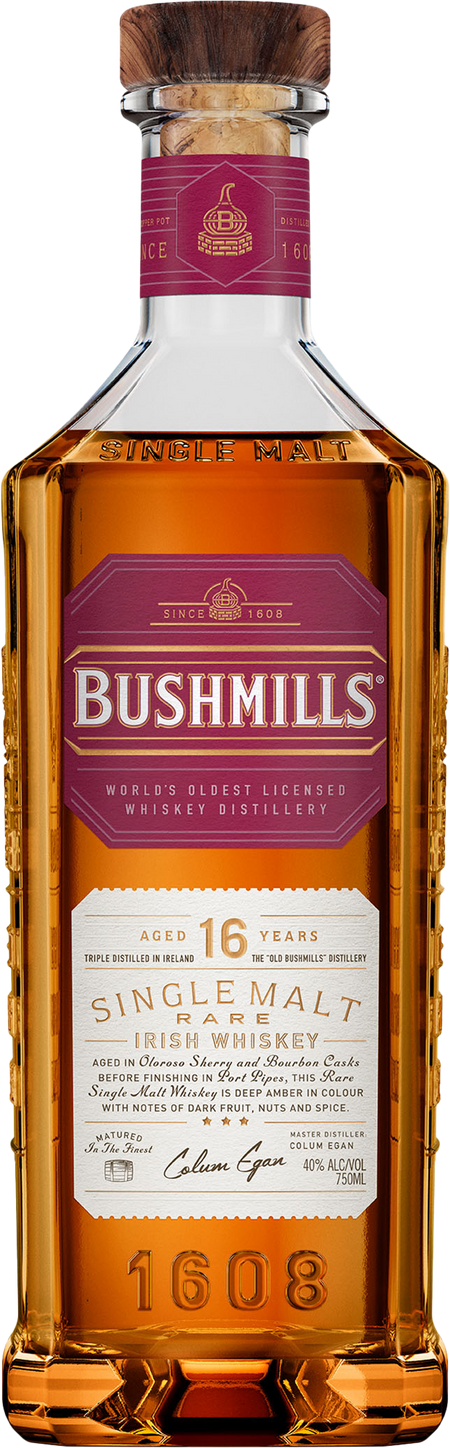 Bushmills 16 Year Old Single Malt Irish Whiskey (700mL)