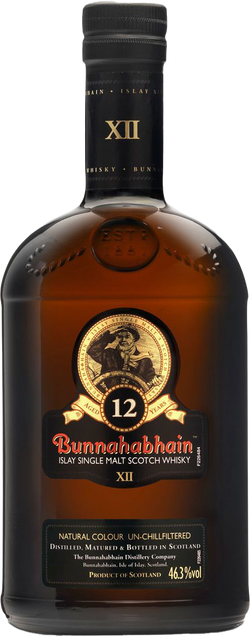 Bunnahabhain 12 Year Old Islay Single Malt Scotch Whisky (700mL)