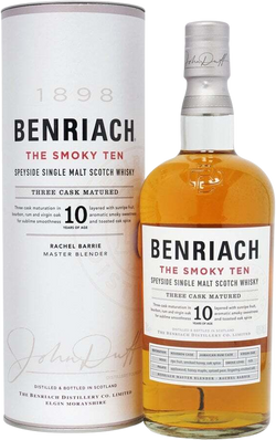 BenRiach The Smoky Ten Single Malt Scotch Whisky (700mL)