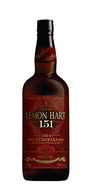 Lemon Hart 151 Demerara Rum (700mL)