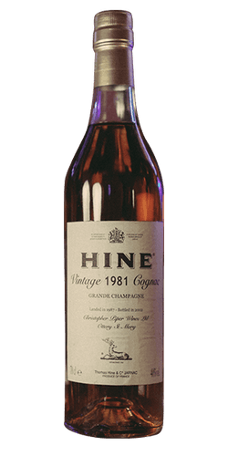 Hine Vintage 1981 Cognac Grande Champagne (Landed 1987 - Bottled 2002) (700mL)