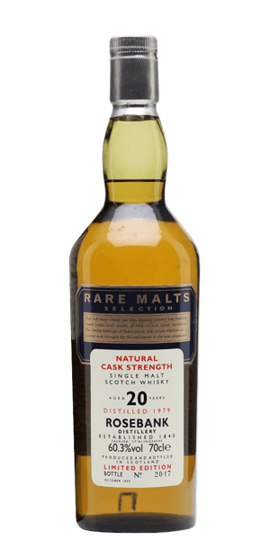 Rare Malt Selection Rosebank 20 Year Old 1979