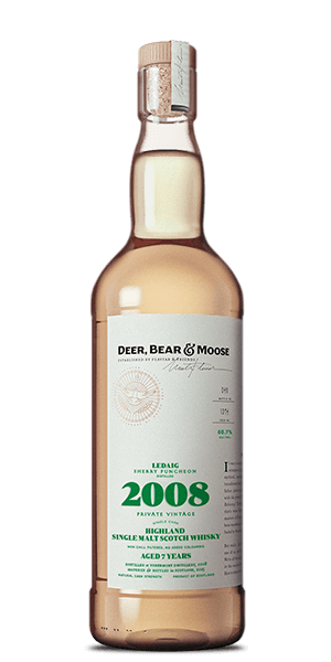 Deer, Bear & Moose Ledaig 2008 Sherry Puncheon (700mL)