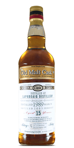 Old Malt Cask Laphroaig 15 Year Old 1989 (700mL)