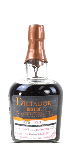 Dictador 36 Year Old Best of 1979 Limited Release (700mL)