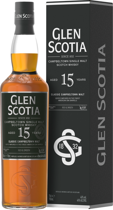 Glen Scotia 15 Year Old Single Malt Scotch Whisky (700mL)