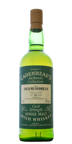 Cadenhead's Old Bushmills 16 Year Old 1977 Cask Stregth (700mL)