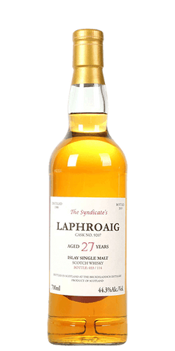 Laphroaig 27 Year Old 1988 The Syndicate's Bottling (700mL)