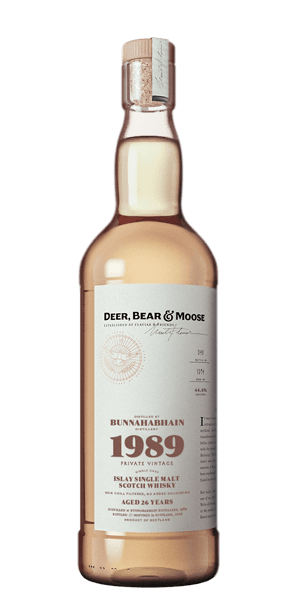 Deer, Bear & Moose Bunnahabhain 1989 (700mL)
