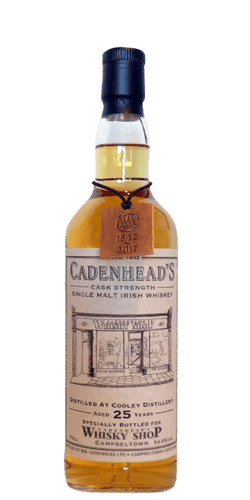 Cooley 25 Year Old 1992 (Exclusive Cadenhead Whisky Shop Bottling) (700mL)