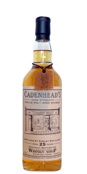 Cooley 25 Year Old 1992 (Exclusive Cadenhead Whisky Shop Bottling) (700mL)