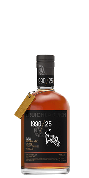 Bruichladdich 25 Year Old 1990 PX Sherry Cask Edition (700mL)