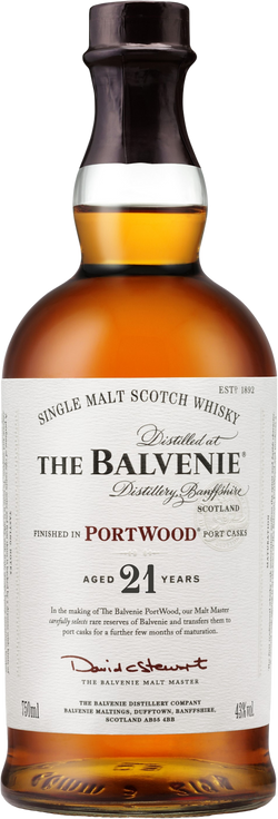 The Balvenie PortWood 21 Year Old Single Malt Scotch Whisky (700mL)