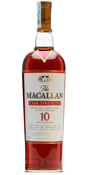 The Macallan 10 Year Old Cask Strength Edition