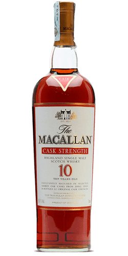 The Macallan 10 Year Old Cask Strength Edition (1L)