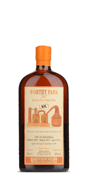 Habitation Velier 10YO Worthy Park Jamaica Pure Single Rum 2007 (700mL)