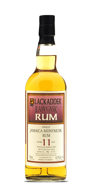 Monymusk 2007 Blackadder Raw Cask Finest Jamaica 11YO (700mL)