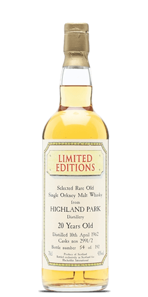Highland Park 1962 Blackadder 20 Year Old (700mL)