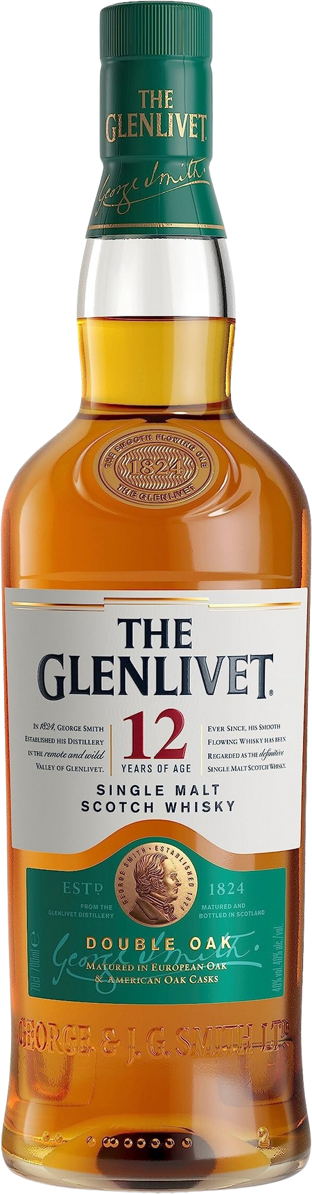 The Glenlivet 12 Year Old Single Malt Scotch Whisky (700mL)
