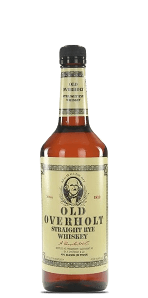 Old Overholt 5 Year Old Straight Rye Whiskey 1950s
