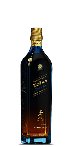 Johnnie Walker Blue Label Ghost and Rare Port Glenury Royal
