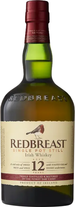 Redbreast 12 Year Old Single Pot Still Irish Whiskey (700mL)
