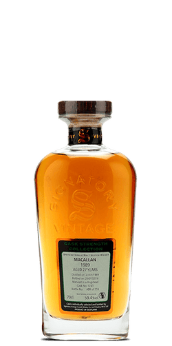 The Macallan 1989 Signatory Vintage 27 Year Old Cask Strength