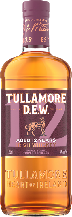 Tullamore Dew 12 Year Old Irish Whiskey (700mL)