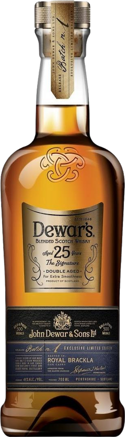 Dewar's The Signature 25 Year Old Blended Scotch Whisky (700mL)