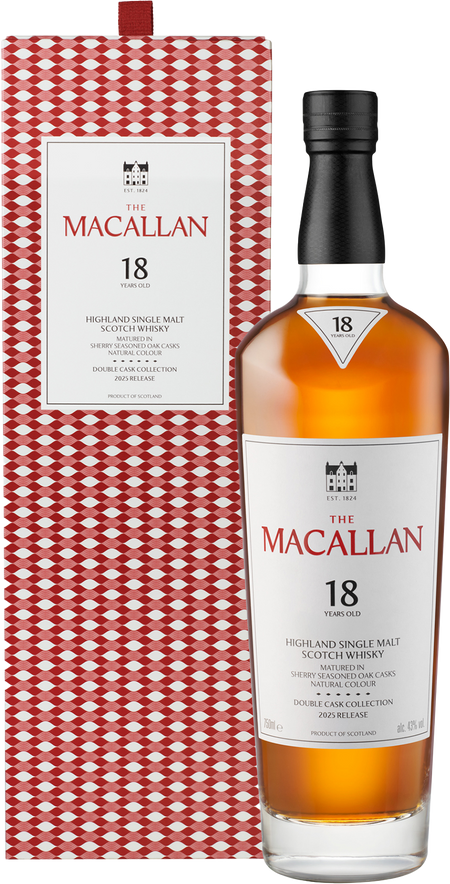 The Macallan Double Cask 18 Year Old Single Malt Scotch Whisky (700mL)