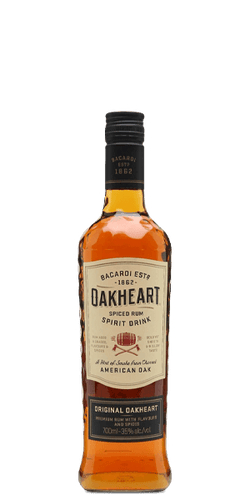 Bacardi Oakheart Spiced Rum (700mL)