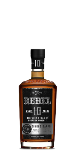 Rebel 10 Year Old Single Barrel Bourbon Whiskey