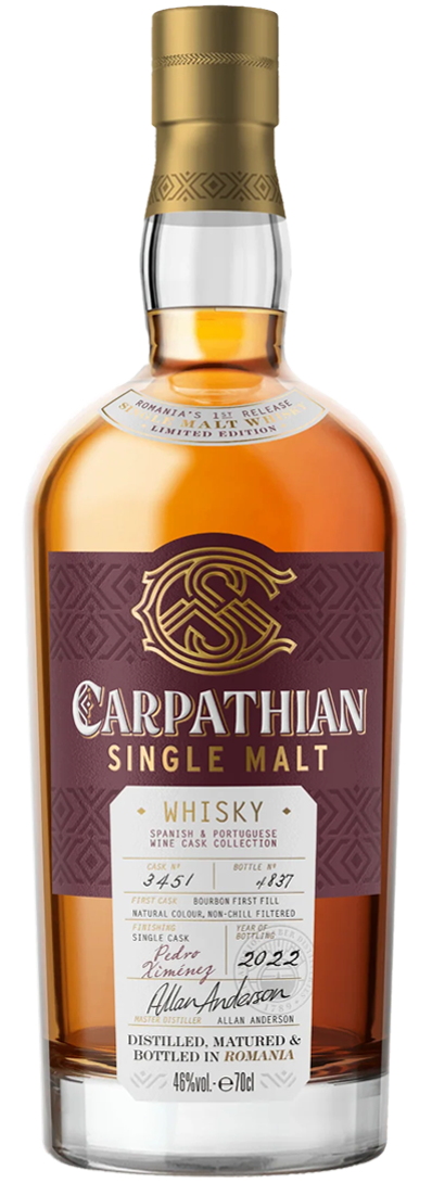 Carpathian Pedro Ximénez Fully Matured Single Malt Whiskey (700mL)