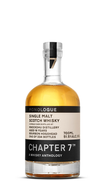 Chapter 7 Monologue 16 Year Old Knockdhu Scotch Whisky