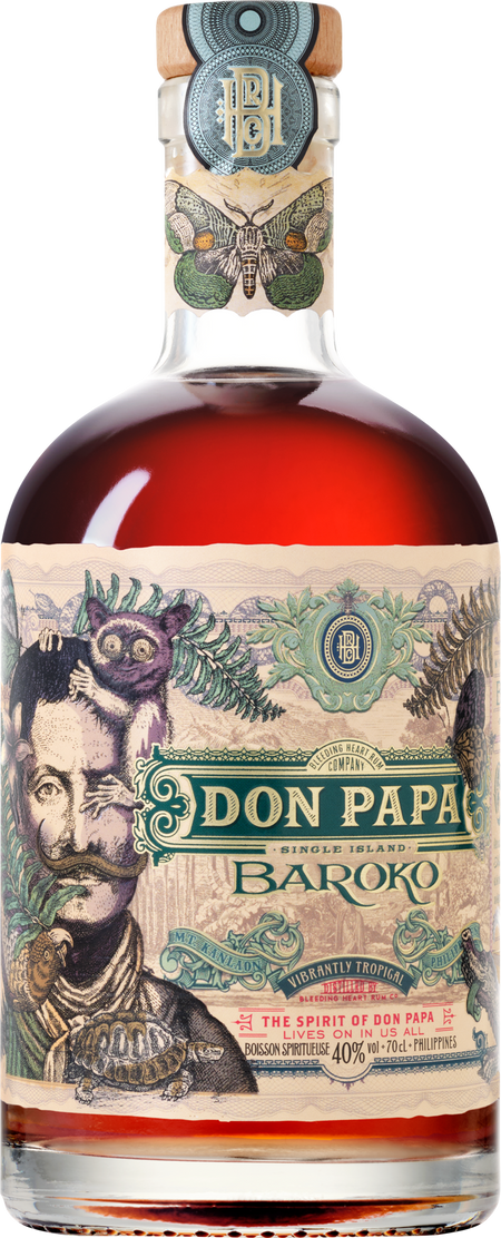 Don Papa Baroko Rum (700mL)