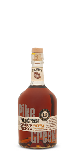Pike Creek 10 Year Old Rum Barrel Finished Canadian Whisky (700mL)
