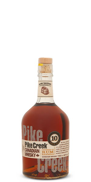 Pike Creek 10 Year Old Rum Barrel Finished Canadian Whisky (700mL)