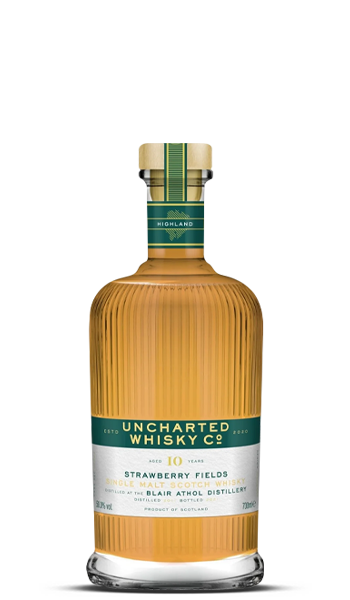 Uncharted Whisky Co. 10 Year Old Blair Athol Strawberry Fields Single Malt Scotch Whisky (700mL)