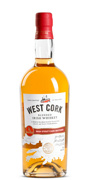 West Cork Stout Cask Finish Blended Irish Whiskey (700mL)
